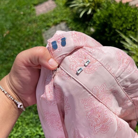 J Crew Cupro Paisley Tuxedo Jumpsuit NWT - Picture 7 of 7